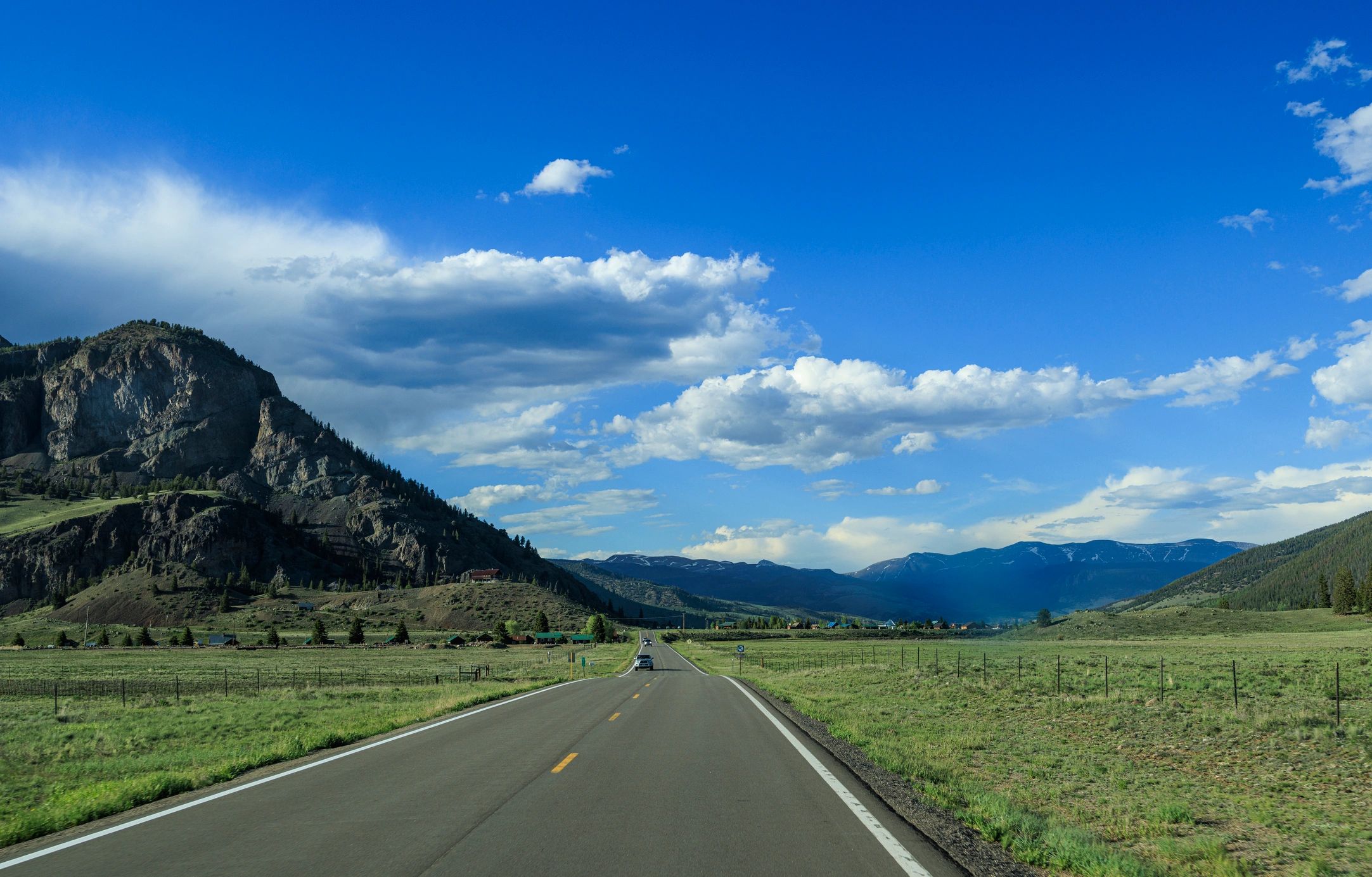Open mountain road for a luxury driving escape